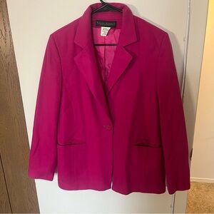 Women's Wool-Blend Pink Blazer